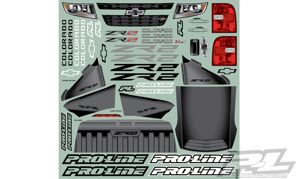 Pro-Line Chevy Colorado ZR2 Clear Body (3517-00)