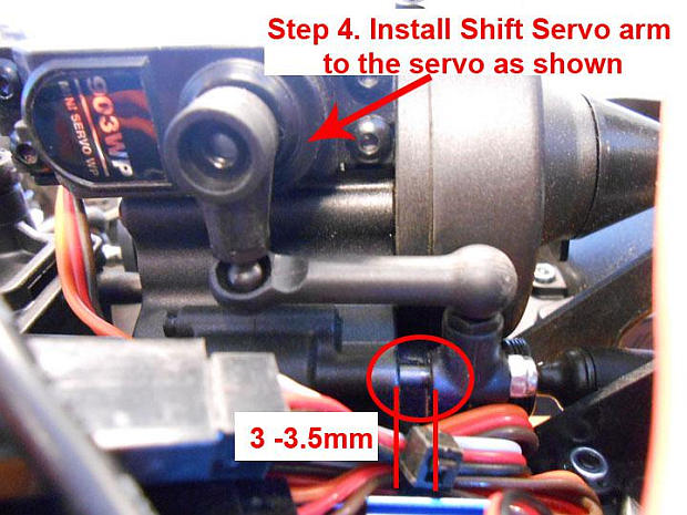 Vaterra Twin Hammers Shift Servo Setup