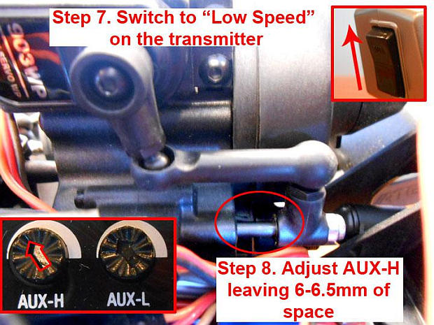 Vaterra Twin Hammers Shift Servo Setup