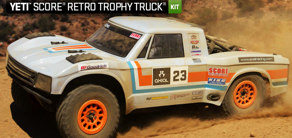 Yeti SCORE Retro Trophy Truck 4WD Kit (AX90068)