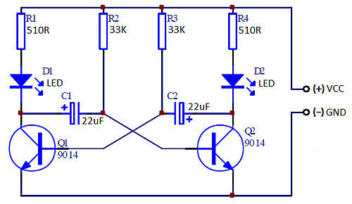 5mm LED Simple Flash Light DIY Kit