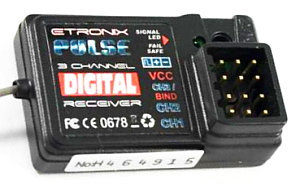 Etronik Pulse 3ch Receiver