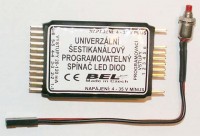 Šestikanálový LED spínač BEL Šestikanálový LED spínač BEL