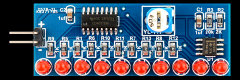 LED běžící světlo - NE555+CD4017 Light LED Module DIY Kit