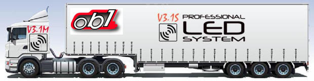 Světelné moduly ob1 V3.1M a V3.1S