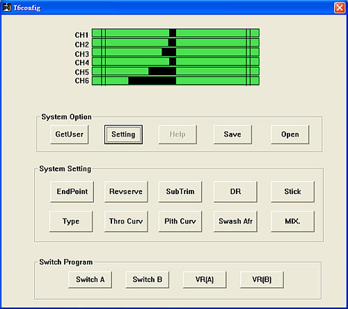 T6config software