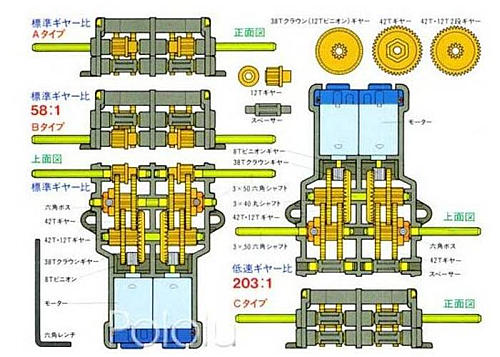 Tamiya gearbox
