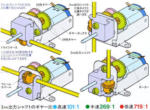 Tamiya gearbox