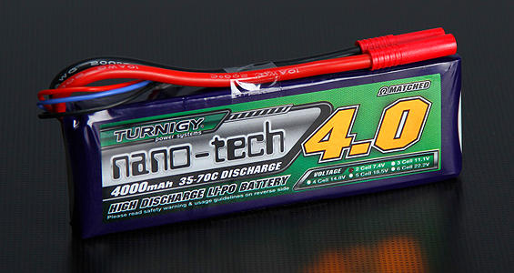 Turnigy LiPo 4000mAh 2S 35-70C